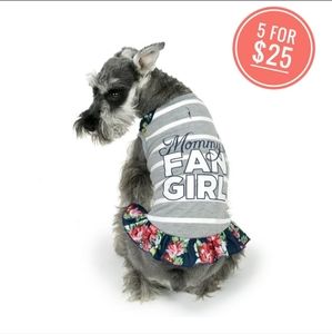 🔴5/$25 Vibrant Life Mommy's Fan Girl Tank Dog Dress